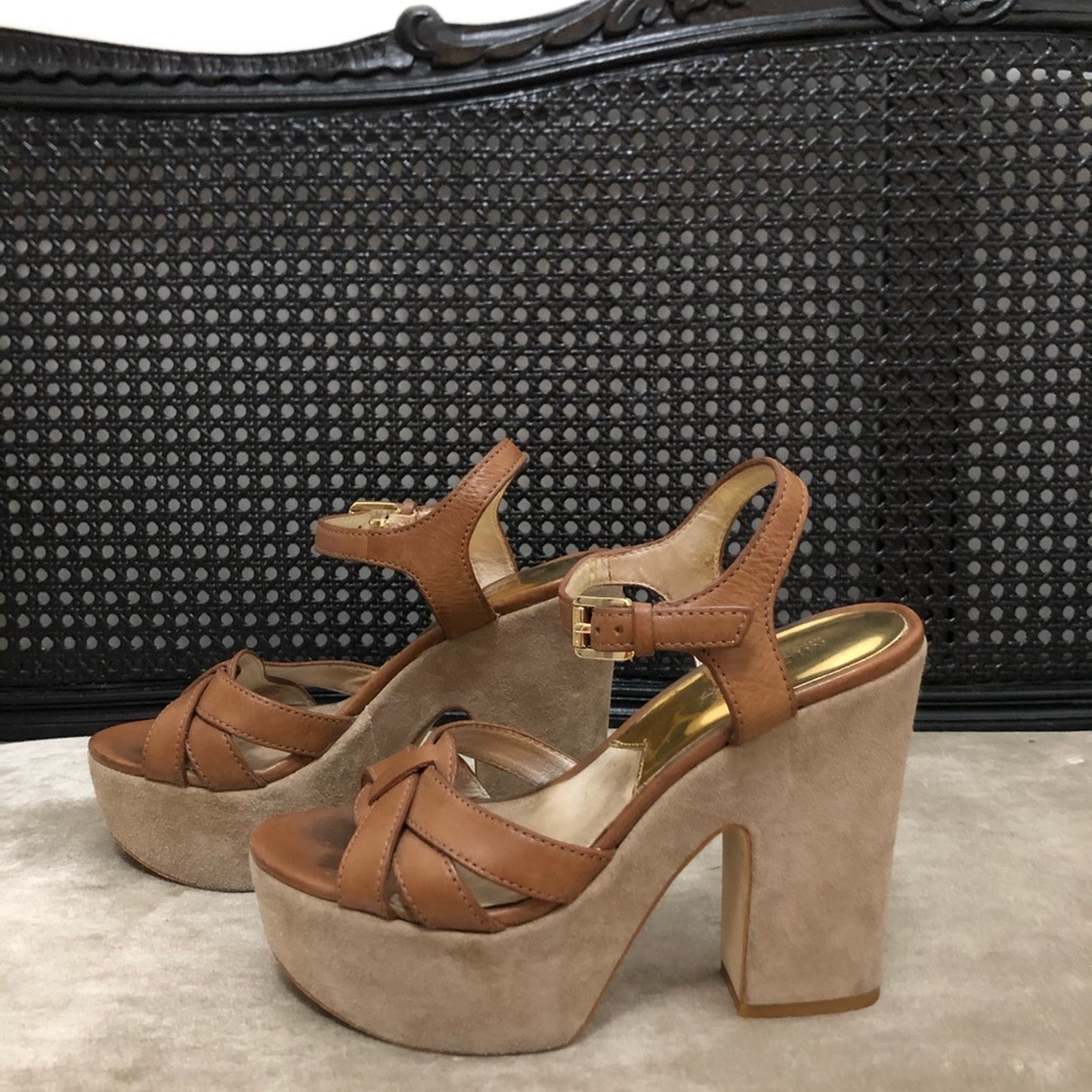 MICHAEL by MICHAEL KORS Sueded Platform Sandal
